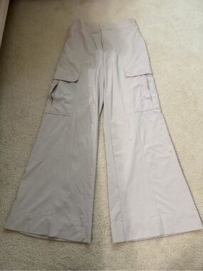 Athleta Wide-Leg  Pants in Light Beige